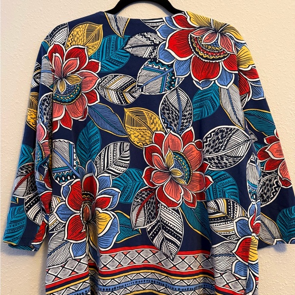 Alfred Dunner Floral Blouse - Picture 3 of 4